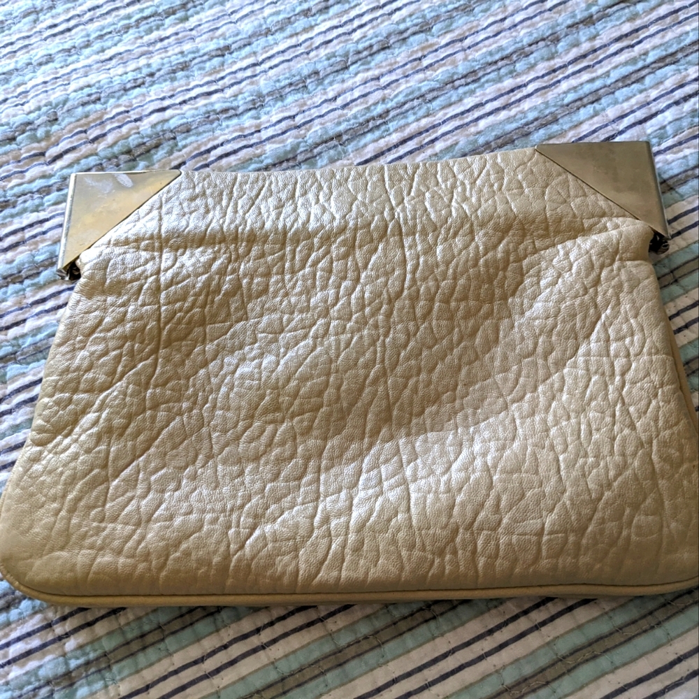 Leather clutch